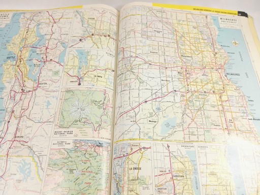 ROAD ATLAS Дорожный атлас Канада, Мексика, США GOUSHA 1992 США