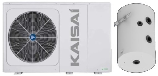 Тепловой насос НЕЗАВИСИМАЯ УСТАНОВКА 8кВт KAISAI KHC-08RY3-B БЕСПЛАТНЫЙ ЗАПУСК