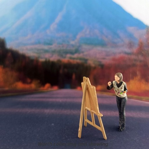 Miniaturowa postać w skali 1/64 Artystka Postać kobieca dla układu sceny S
