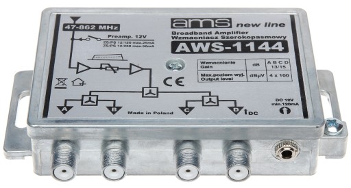 АНТЕННЫЙ УСИЛИТЕЛЬ AWS-1144 13/15дБ