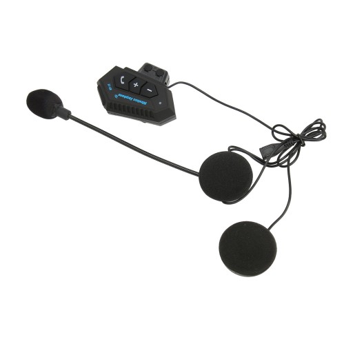 IP67 Bluetooth мотоциклетный домофон с микрофоном, шумоподавлением