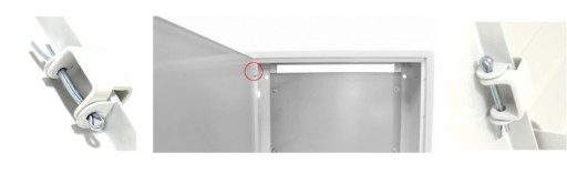 монтажная пластина металлического корпуса TPR-8BW v3 шкаф 700x500x200 70x50x20