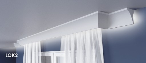 Защитная лента, карниз, карниз, светодиодные накладки, 8х4см