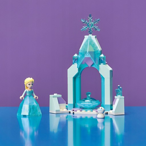 PREZENT LEGO DLA 5, 6 LATKI DISNEY PRINCESS 43199 Dziedziniec zamku Elzy +