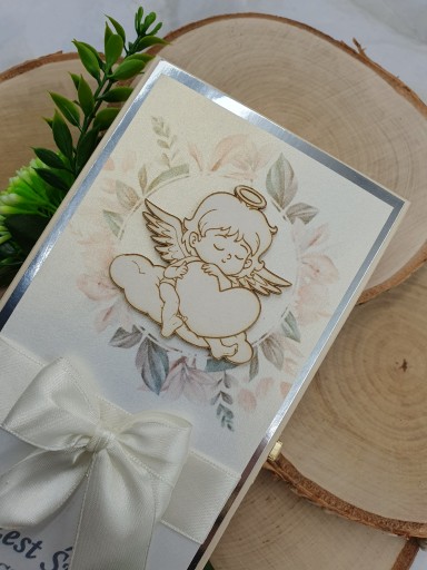 Сувенирная шкатулка для денег на крестины GIFT