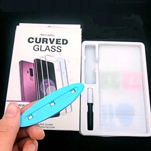 SAMSUNG GALAXY S10+ 5D СТЕКЛО ПОЛНОСТЬЮ УФ-СВЕТОДИОДНЫЙ ОТПАСТИ ПАЛЬЦЕВ