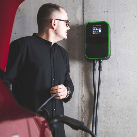 Зарядное устройство WALLBOX 22 кВт TYPE 2 для Tesla Model S 3 X Y Green Cell