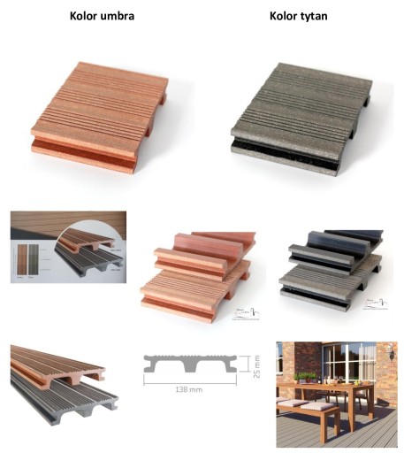 Композитная плита Torro Timber – комплект образцов