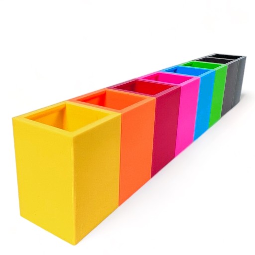 Sorter na kredki 8 kol Organizer na biurko piórnik Prezent na urodziny EKO