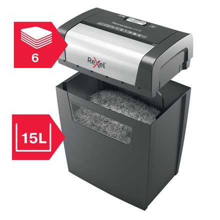 Измельчитель Rexel Momentum X406, клочья 4x28 мм, P-