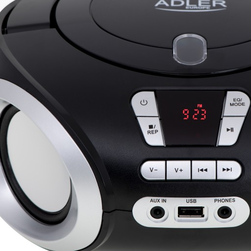 РАДИОПЛЕЕР БУМБОКС CD-MP3 USB ADLER AD1181