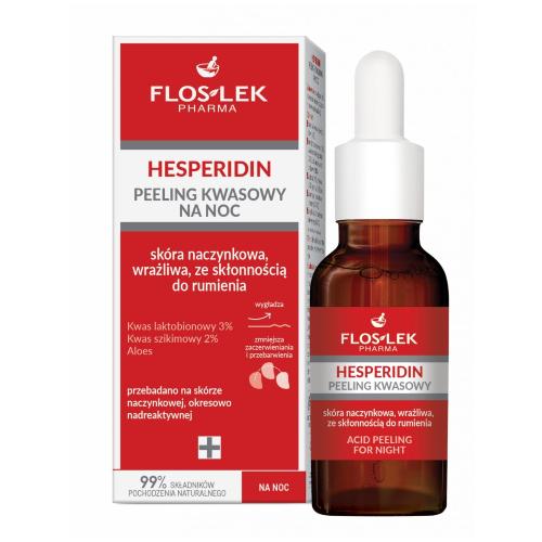 FLOS-LEK HESPERIDIN Ночной кислотный пилинг, 30 мл