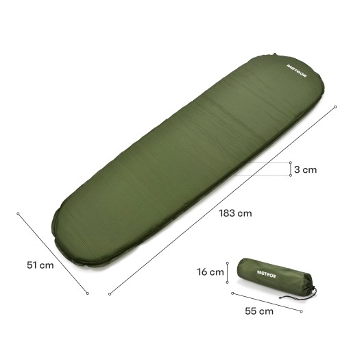КОВрик МЕТЕОР САМОНАДУВАЮЩИЙСЯ 183×51×3 с чехлом