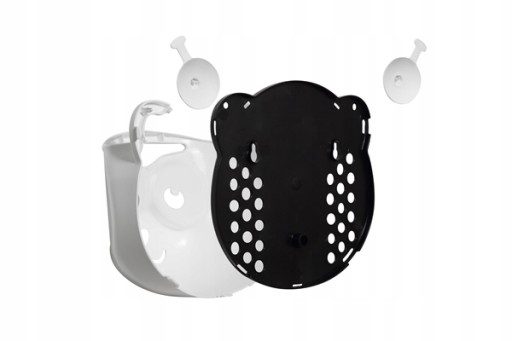 Контейнер для игрушек для ванной Maltex белый PANDA