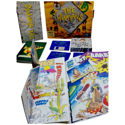 Игра The Humans Mirage Amiga BIG BOX дискета Amiga 500 600 1200