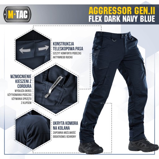 Тактические брюки M-Tac Aggressor Gen.II Flex DNB