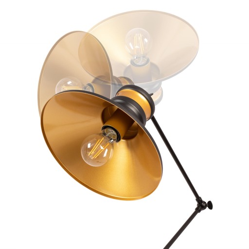 LAMPA STOJĄCA PODŁOGOWA BLACK LOFT CZARNA ASTI B