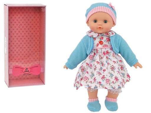 lalka BABY bobas BORN mówi ŚPIEWA zamyka OCZY prezent box nr49