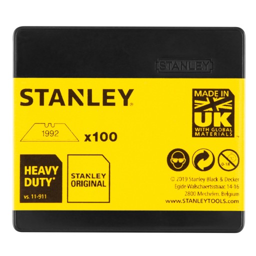 STANLEY BLADE 11-921 ТРАПЕЦЕИДАЛЬНЫЙ ДЛИННЫЙ 100 шт.