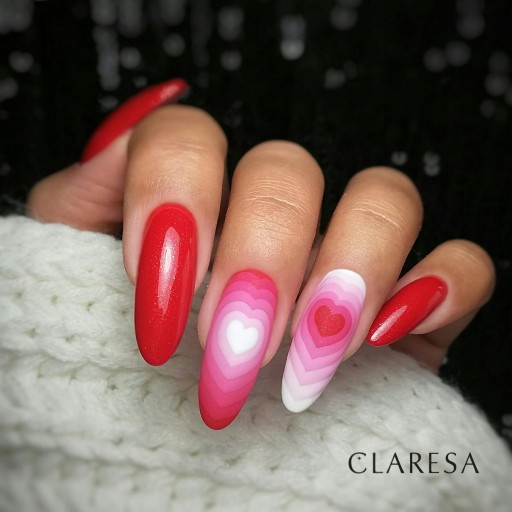 Лак Claresa Hybrid Nail 426 красный для ногтей