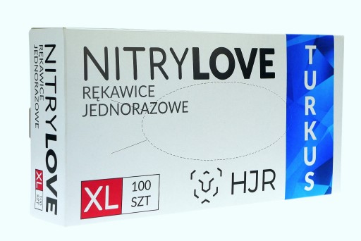 Одноразовые нитриловые перчатки XL HJR 100 шт.