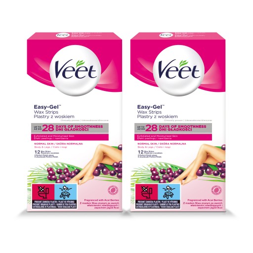 Полоски VEET Набор для восковой эпиляции NORMAL SKIN