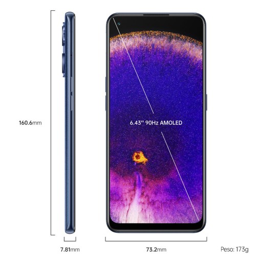 Смартфоны Oppo Find X5 Lite 6,43 дюйма, 8 ГБ ОЗУ