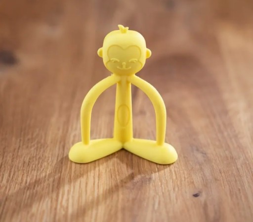 Желтый успокаивающий прорезыватель GiliGums Dumel Monkey