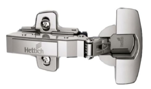 Мебельная петля Hettich Sensys 8645i с плавным закрыванием направляющая EURO