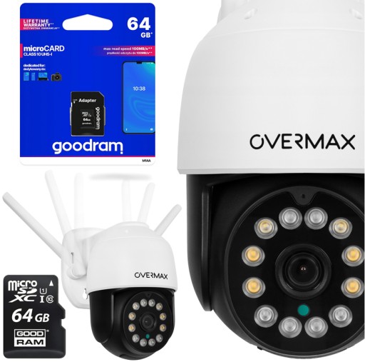 IP66 LAN ULTRA HD PTZ WIFI 2.5K 4X Zoom + Card