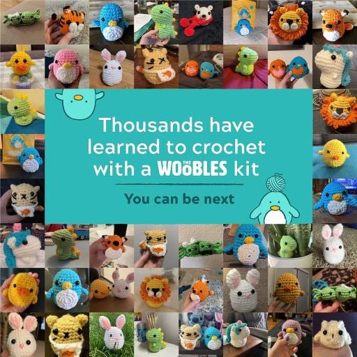 ZESTAW DO SZYDEŁKOWANIA z Lis FOX Woobles,SZYDEŁKO dla poczatkujacych