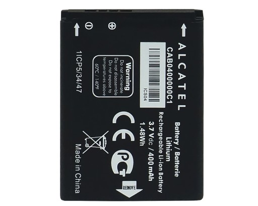 ОРИГИНАЛЬНЫЙ АККУМУЛЯТОР ALCATEL CAB0400000C1 OneTouch 103 103A 105 105A OT-2012D