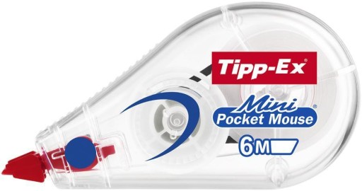 BIC TIPP-EX МИНИ-КАРМАННЫЙ НАБОР ДЛЯ КОРРЕКЦИИ МЫШИ 5 ММ ​​X 6 М ШКОЛЬНЫЙ КАБИНЕТ