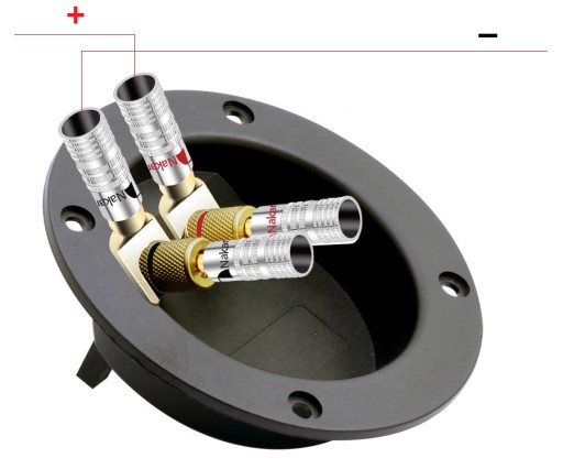 NAKAMICHI Kabel głośnikowy OFC 2x1,5mm widełki 2m