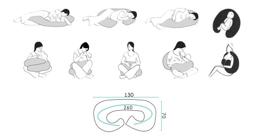 SOLO big poduszka C CIĄŻOWA DO SPANIA RELAKSU W9