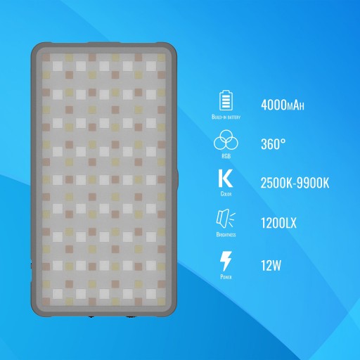 Светодиодная лампа Newell RGB-W Rangha 2500 К – 9900 К Металл 1500 Люкс