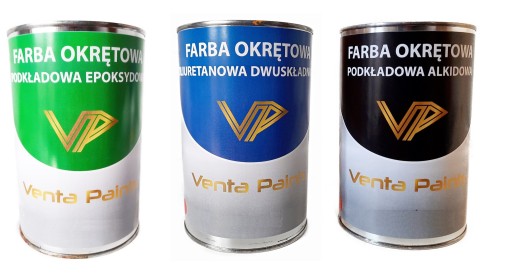 Farba Okrętowa Poliuretanowa Szara RAL 7001 1L