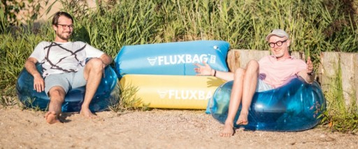 Насос, подушка, водонепроницаемая сумка 3х1 FLUXBAG
