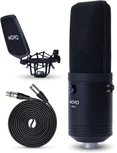 Студийный конденсаторный микрофон Movo VSM-7.