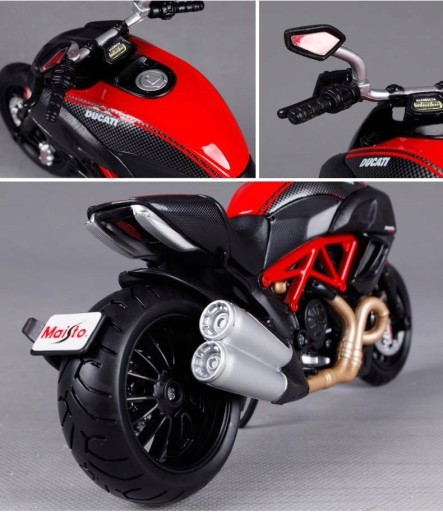 DUCATI Diavel Carbon d складной 1:12 Maisto 39196
