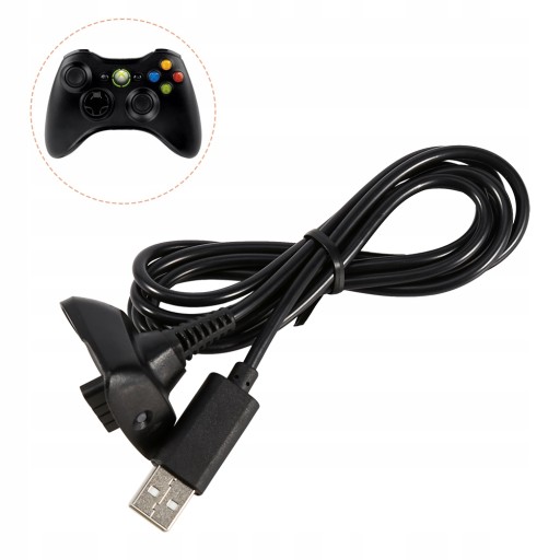 КАБЕЛЬ ДЛЯ ЗАРЯДКИ И ИГРЫ ДЛЯ XBOX 360, 1,5 М, ЗАРЯДНОЕ УСТРОЙСТВО