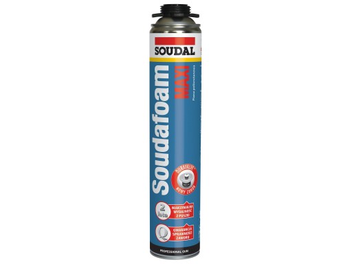 SOUDAL MAXI ПЕНА ДЛЯ МОНТАЖА ПИСТОЛЕТА СУПЕРЭФФЕКТИВНАЯ 870мл