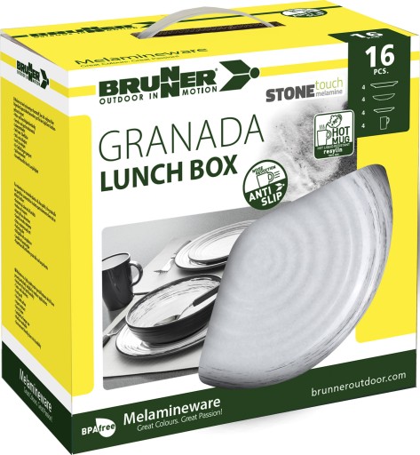 МЕЛАМИНОВЫЙ НАБОР BRUNNER GRANADA 16 ШТ.