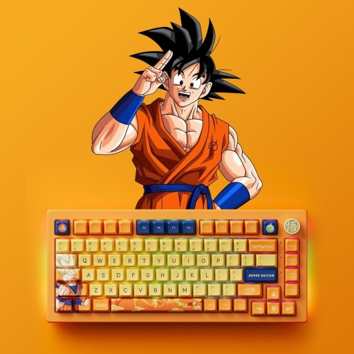 Механическая клавиатура Akko Dragon Ball 5075B Plus RGB с возможностью горячей замены, 2,4 ГГц