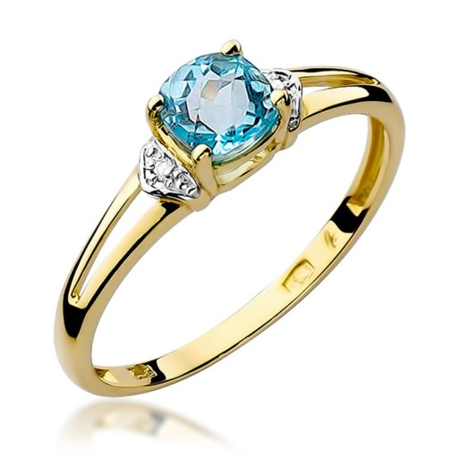 Topaz 0,70 Ct + Diamond Cring Cring