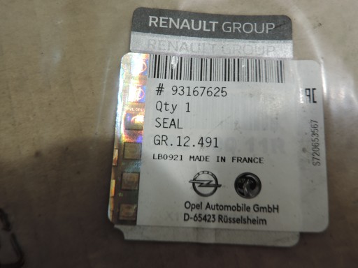 ЗВУК ДВЕРИ ПЕРЕДНЕЙ ПРАВОЙ OPEL MOVANO B 93167625