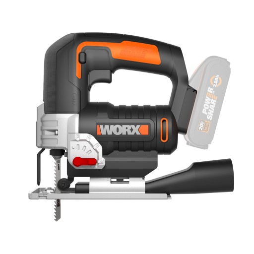 Wyrzynarka akumulatorowa WORX WX543.9 80mm 20V