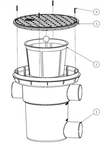 Переливной фильтр Aquabin D400 AQ