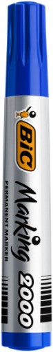 Перманентный маркер BIC 2000 синий круг