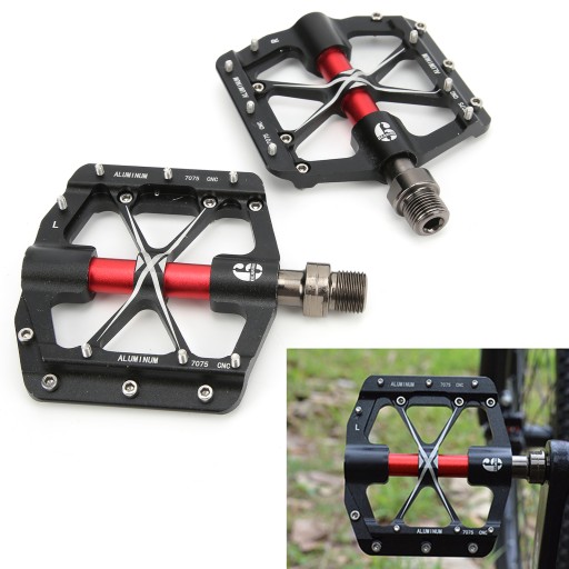 WAKE Mountain Bike 3 подшипника с ЧПУ, педаль из алюминиевого сплава, прочные аксессуары